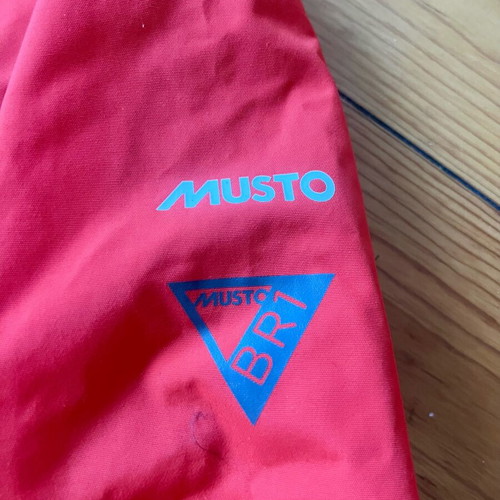 Musto Volvo Ocean Race BR1 Jacket Women Coral Size EU38 Like New