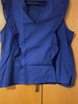 Ovs Fashion Blue Sleeveless Top new, XXL 44 16