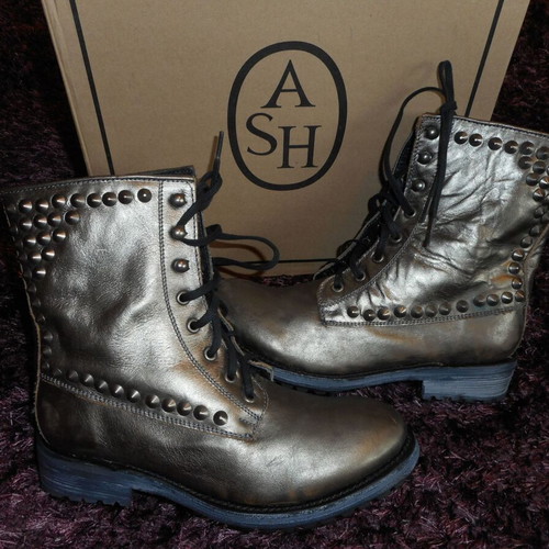 Ash Ralph boots new, size 39, gray and silver