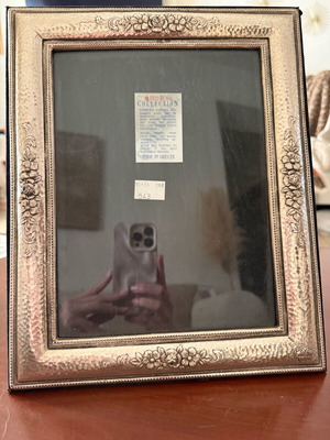 Silver frame 950 Red Rose Collection vintage, like new, made in Greece