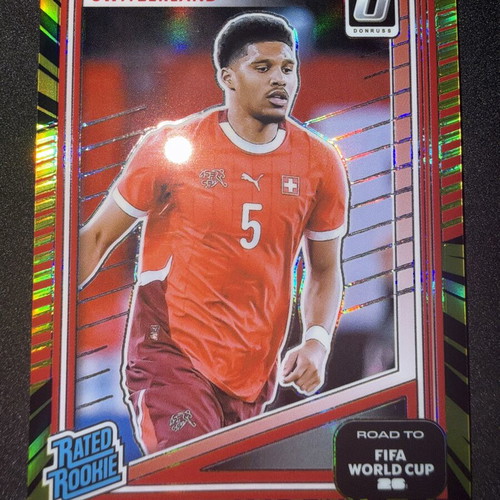 2025-26 Panini Donruss Road to FIFA World Cup 26 Aurèle Amenda Rated Rookie Optic Red #70/75 like new
