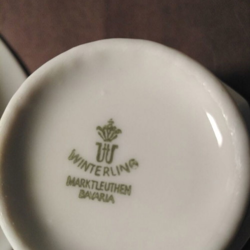 Winterling Bavaria antique tea set trio