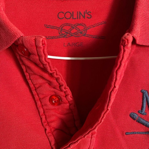 Colin's red polo shirt size L like new