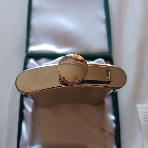 Stainless steel flask new with engraved design and case