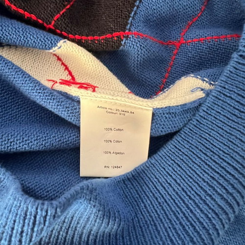 Mc Gregor sweater used, 100% cotton, multicolor, size L