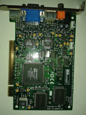 Sigma Designs Realmagic Hollywood Plus card used, vintage for retro PC