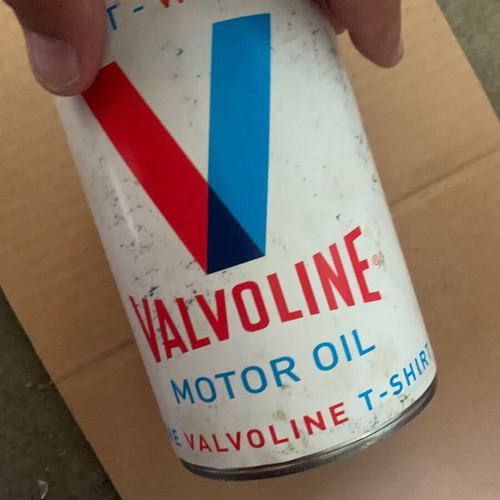Valvoline Synguard metal 2lt with vintage box and shirt gift