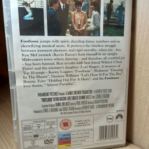 Footloose DVD with Greek subtitles