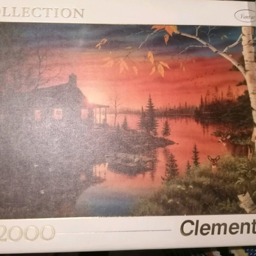 Clementoni puzzle 2000 pieces like new