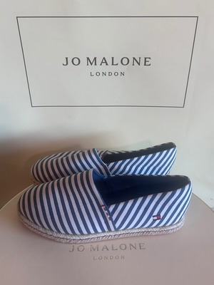Tommy Hilfiger Nautical Stripe Espadrilles, size 38, with box