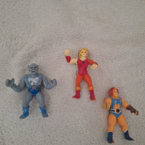 Thundercats vintage figures collection LJN 1985, 11 figures and 3D logo