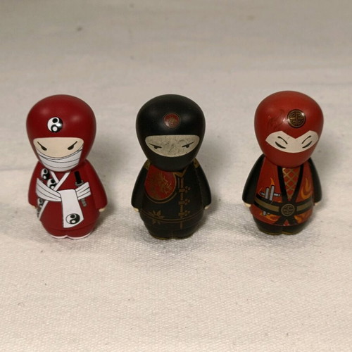 Ukido Ninja Warriors figures used collectible