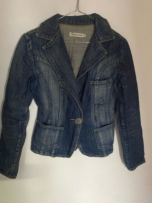 Women's denim jacket used, size S, blue
