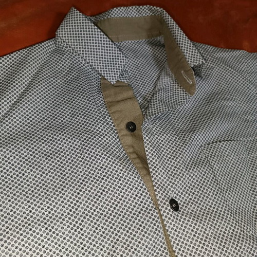 Bermuda shorts and shirt for 8-year-old boy like new, 100% cotton