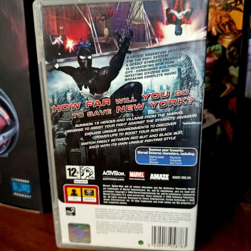 Spiderman Web of Shadows PSP game like new, English version