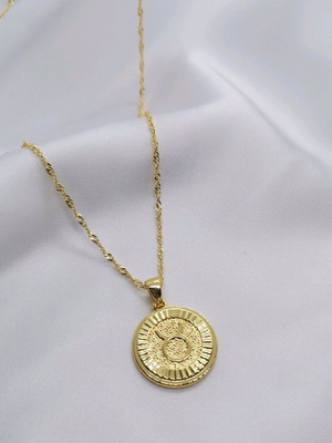 Taurus Zodiac Necklace 18K Gold Plated New