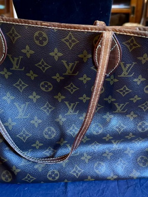 Louis Vuitton Neverfull PM τσάντα ώμου μεταχειρισμένη, καφέ