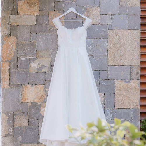 discount alfred angelo bridesmaid dresses Plus-Size Illusion A-Line Wedding Dress main image 1