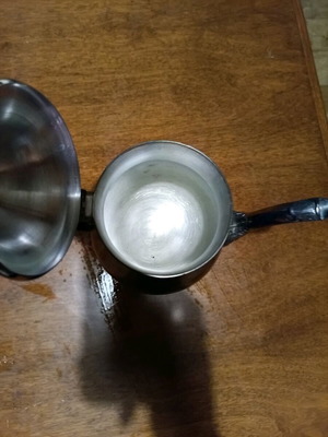 Tea serving pot used, antique