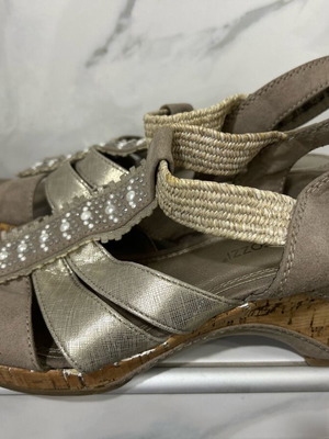 Сандали от Германия като ново, номер 40, обувки на ток