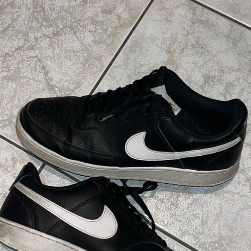 Nike Court Vision Low Next Nature used men's shoes size 44.5 black-white