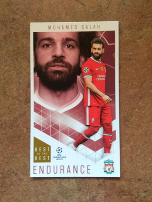 Mohamed Salah XXL card Topps UEFA Champions League 2020-2021 new