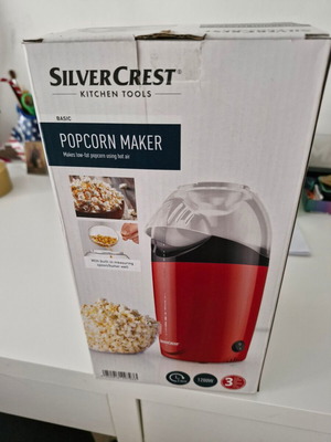 SilverCrest popcorn maker like new, used once