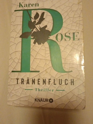 TranenFluch German book used, thriller fiction