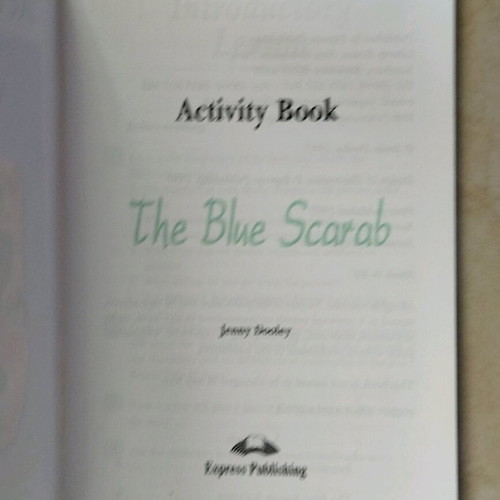 The Blue Scarab novel new, English