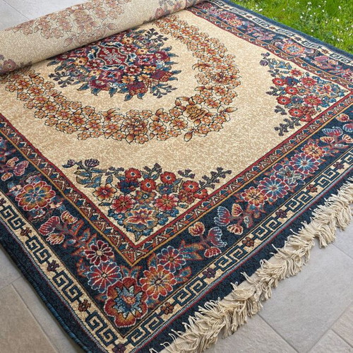 Classic Yasmir Carpets Rug 170×240 Navy Blue like new