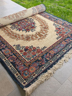 Κλασικό χαλί Yasmir Carpets 170×240 Navy Blue σαν καινούργιο