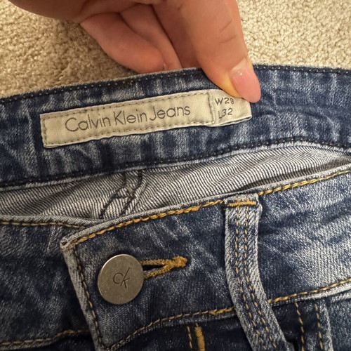 Calvin Klein Jeans slim fit blue denim like new