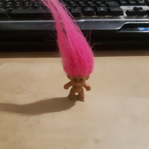 Vintage Efchoulis Troll Doll, authentic collectible