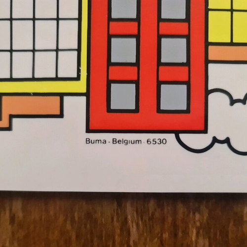Vintage puzzle, missing piece
