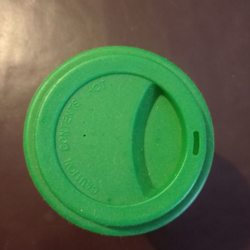 Loumidis cup with lid used