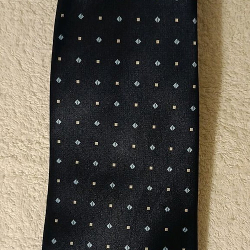 Juliano Beneti men's tie blue patterned, new, 100% polyester