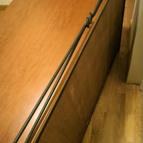 Vanity set used, solid wood, 4 drawers