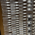 Plastic perfume bottles used, pack of 118, various sizes