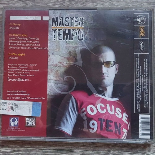 Master Tempo Sorry Panta Zeis Pio Psila CD new, hip-hop