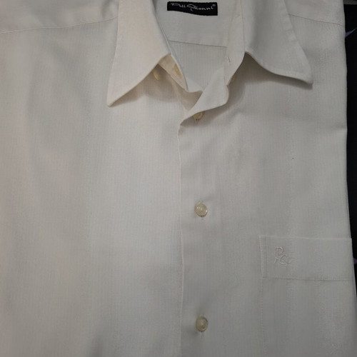 Poli Gianni White Dress Shirt size L like new