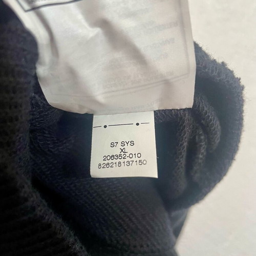 Nike Two-Tone Hoodie Black & Off-White Size XL Like New