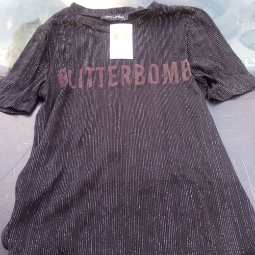 Lofty Manner Glitterbomb T-shirt, size S