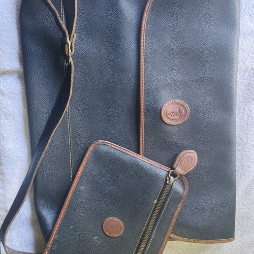 Trussardi handheld bag like new black and brown