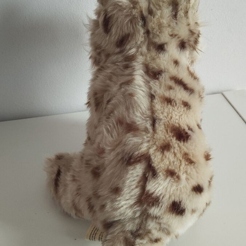 WWF Plush Realistic Iberian Lynx 35cm Like New