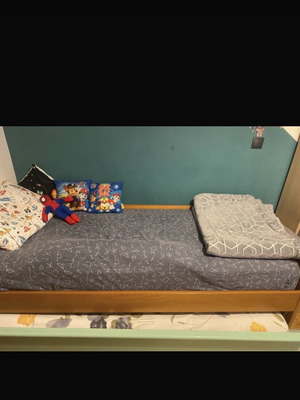 Sofa bed with second bed and mattress