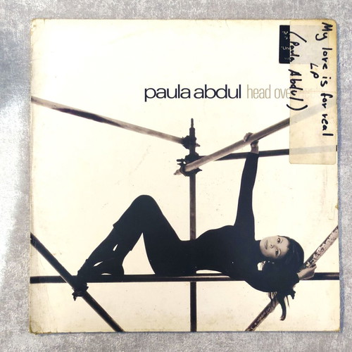 Paula Abdul Head Over Heels LP vinyl album used, original UK 1995