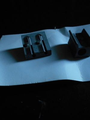Metal pencil sharpeners used, 2 pieces, one single and one double