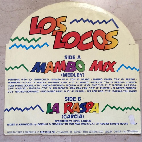 Maxi Single Los Locos – La Raspa used vinyl record