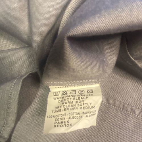 Tru Trussardi Men's Shirt Large like new, grey