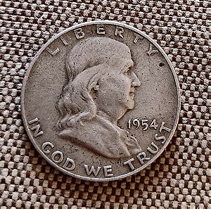 Half dollar, 1954, ΗΠΑ, ασημένιο
